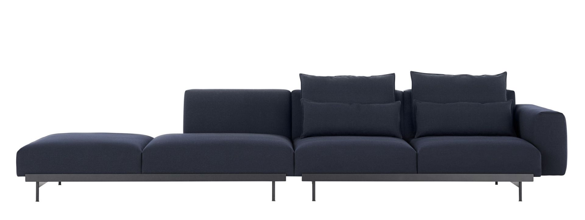 In Situ Modular Sofa 3-Sitzer Chaise Longue Muuto