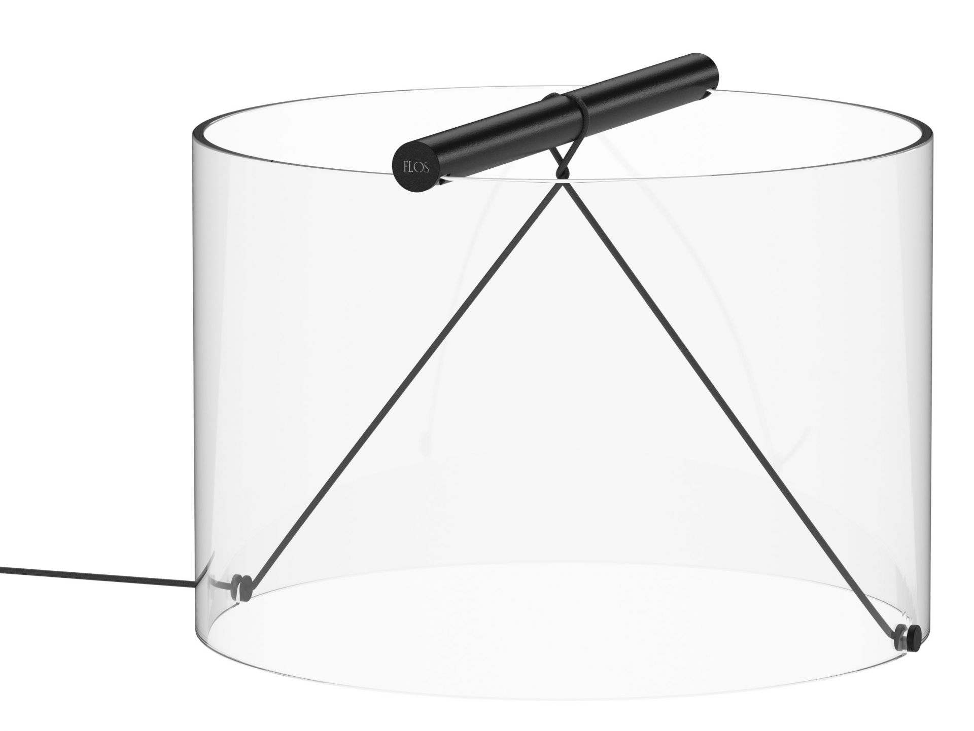 To-Tie T3 LED Tischleuchte Schwarz eloxiert Flos EINZELSTÜCK