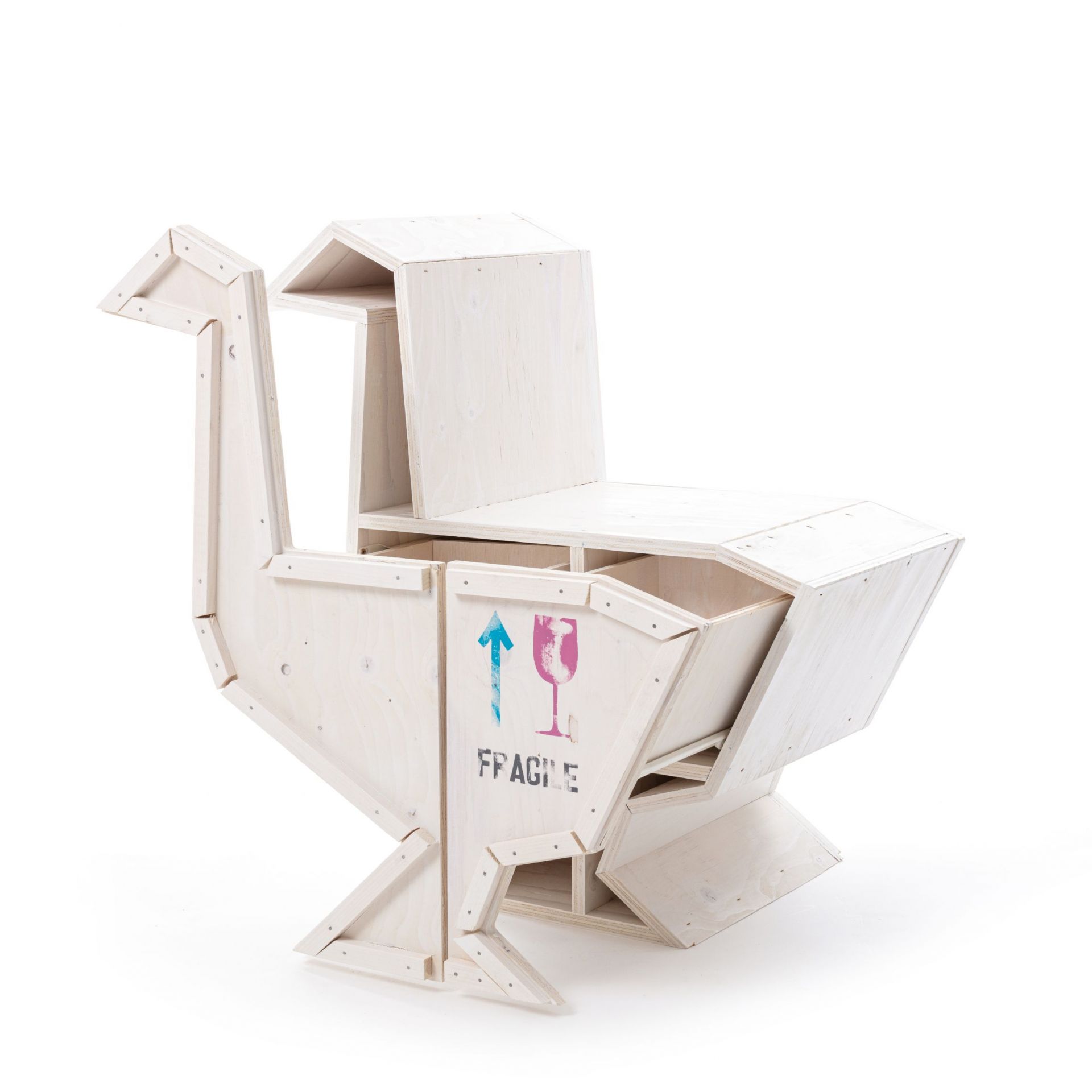 Sending Animals 2.0 Goose Schrank weiss Seletti