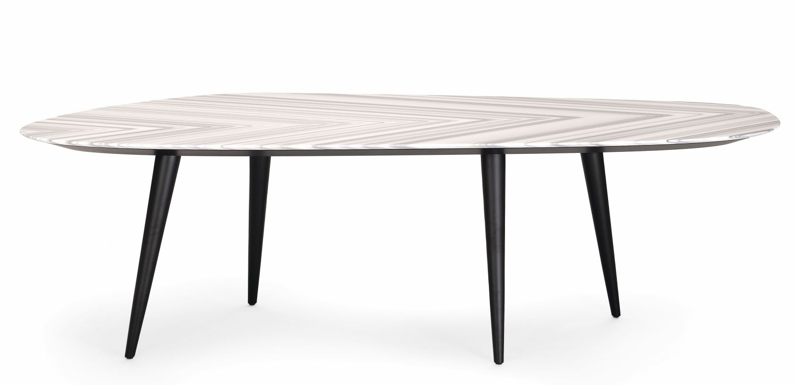 2318 Tweed Marble Esstisch B 250 cm Zanotta
