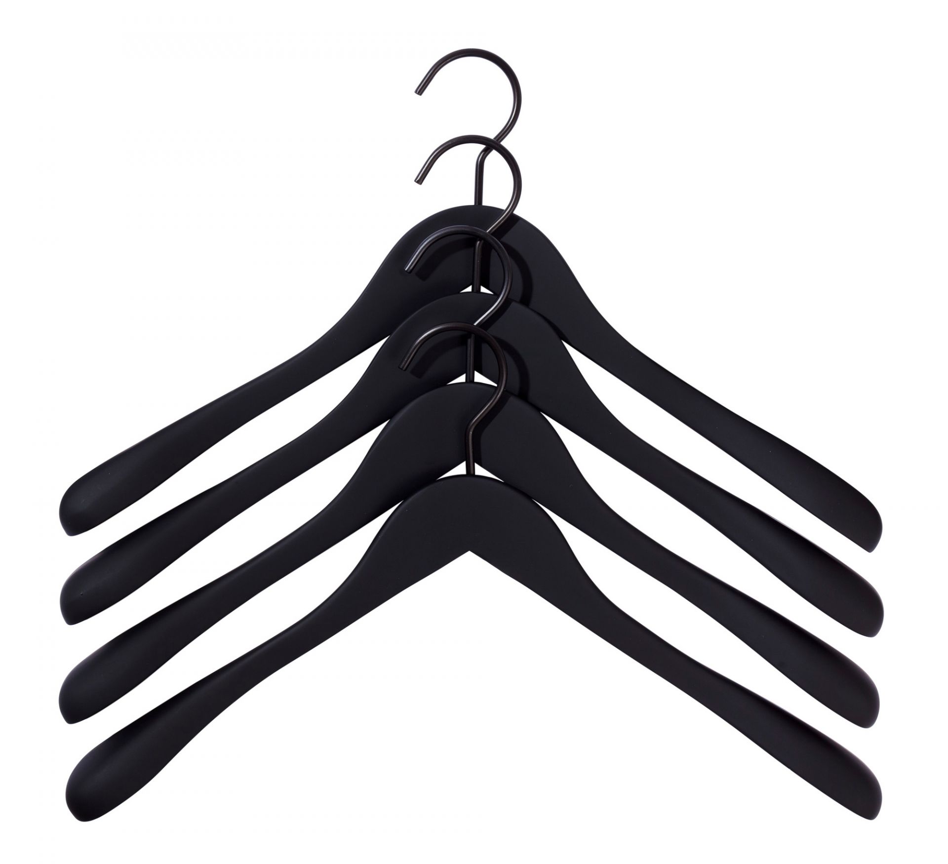 Soft Coat Hanger Wide Kleiderbügel 4-er Set Hay