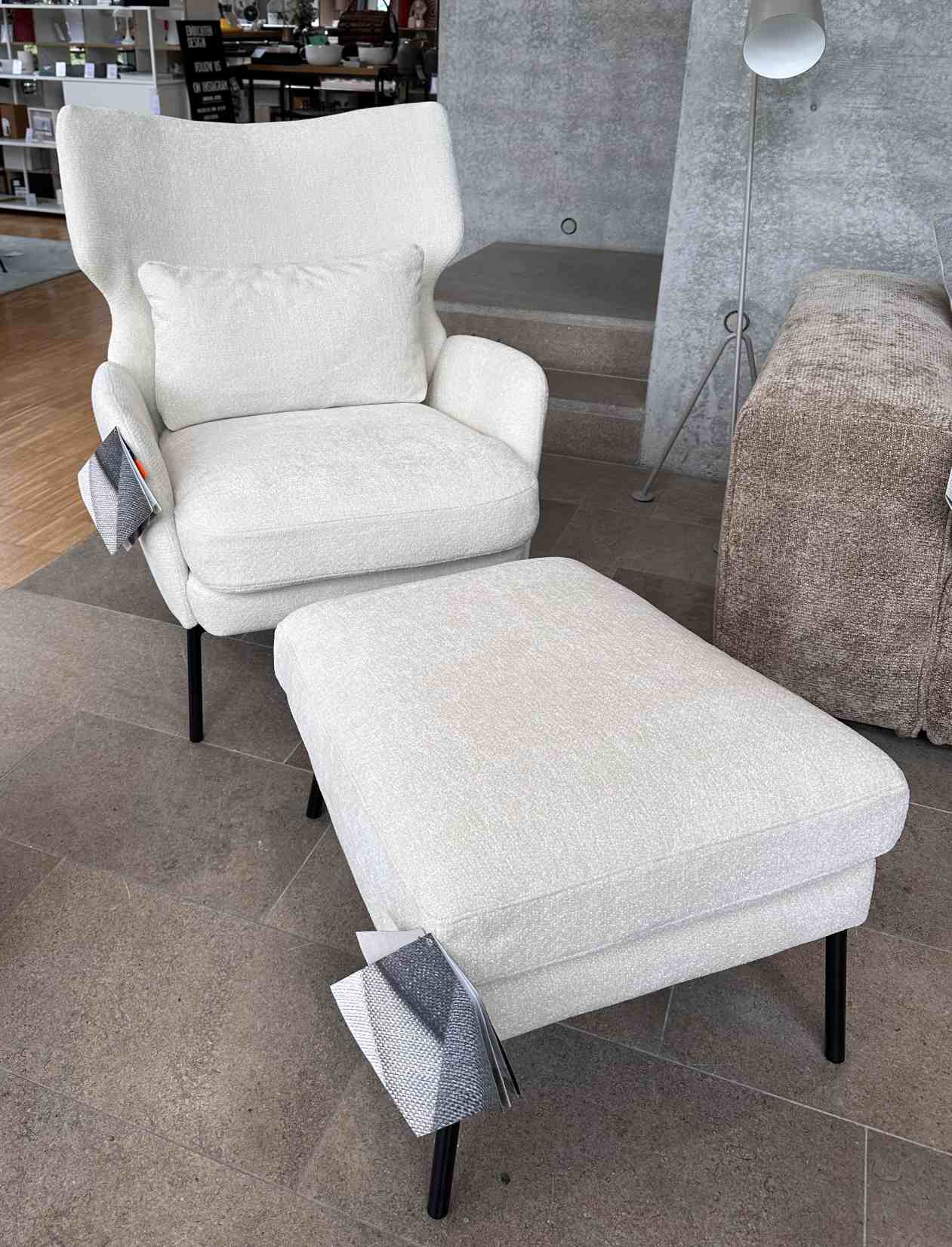 Seatrelax Sessel & Ottoman Hausmodell ed design