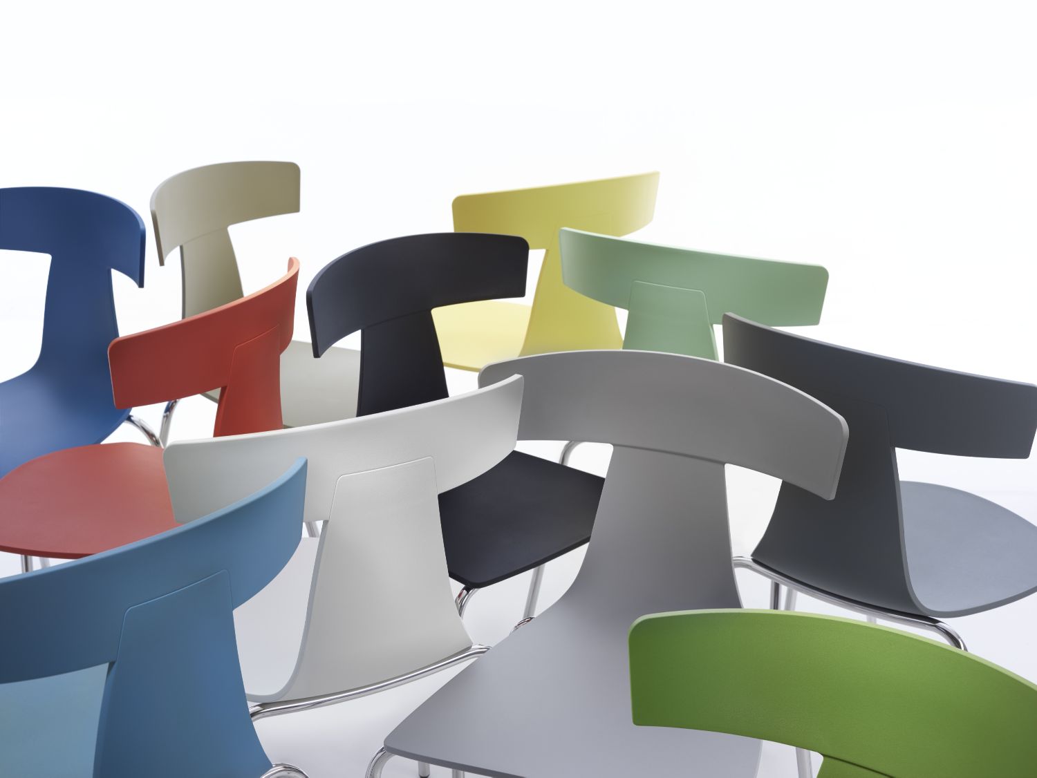 Remo Plastic Chair Kunststoff Stuhl Plank