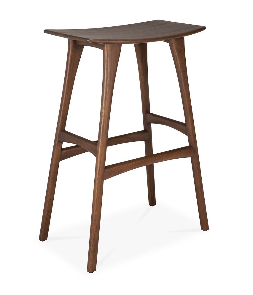 Osso Barhocker Teak dunkelbraun Ethnicraft