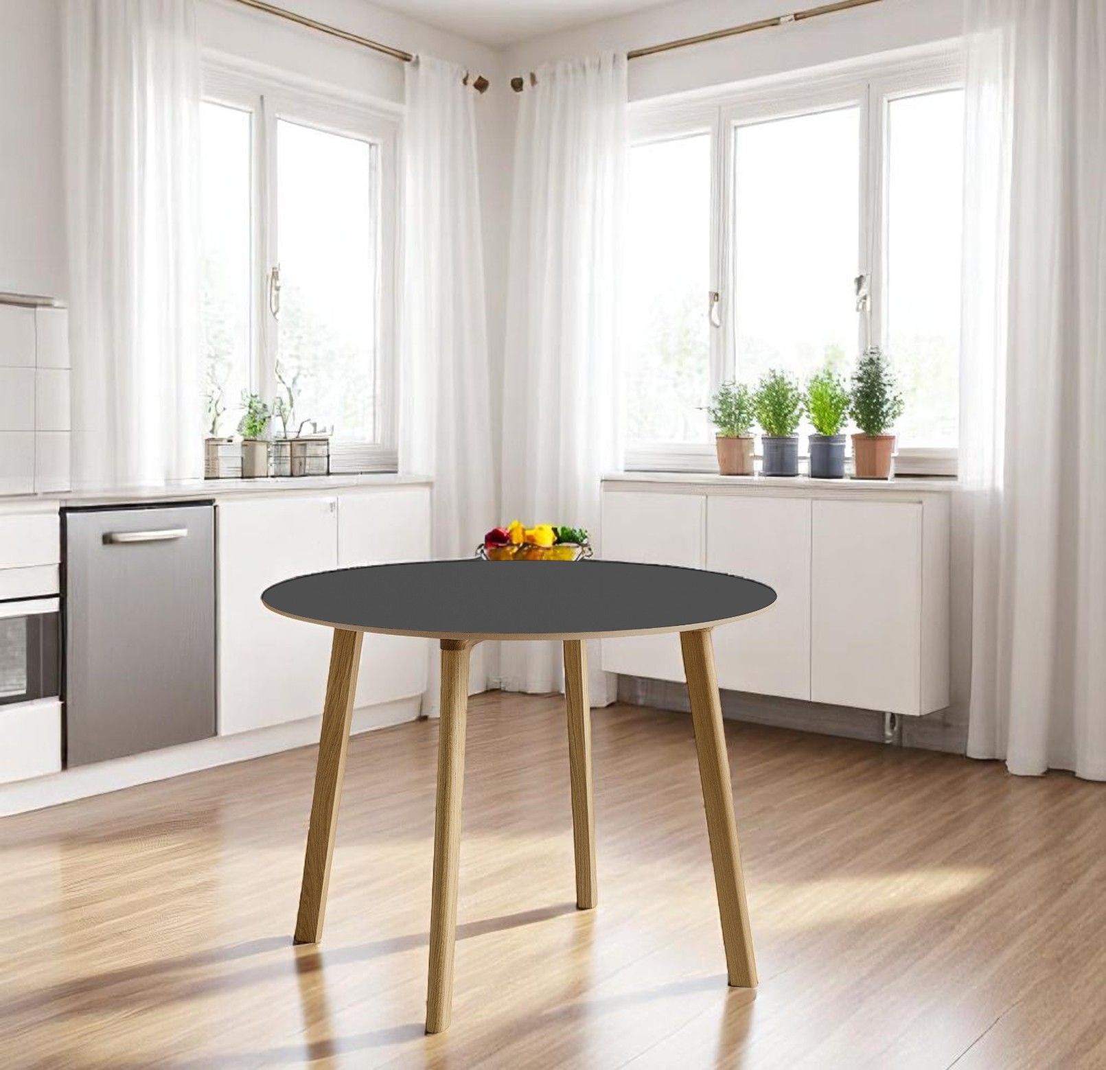 CPH DEUX 220 Table Tisch Ø98 cm Hay