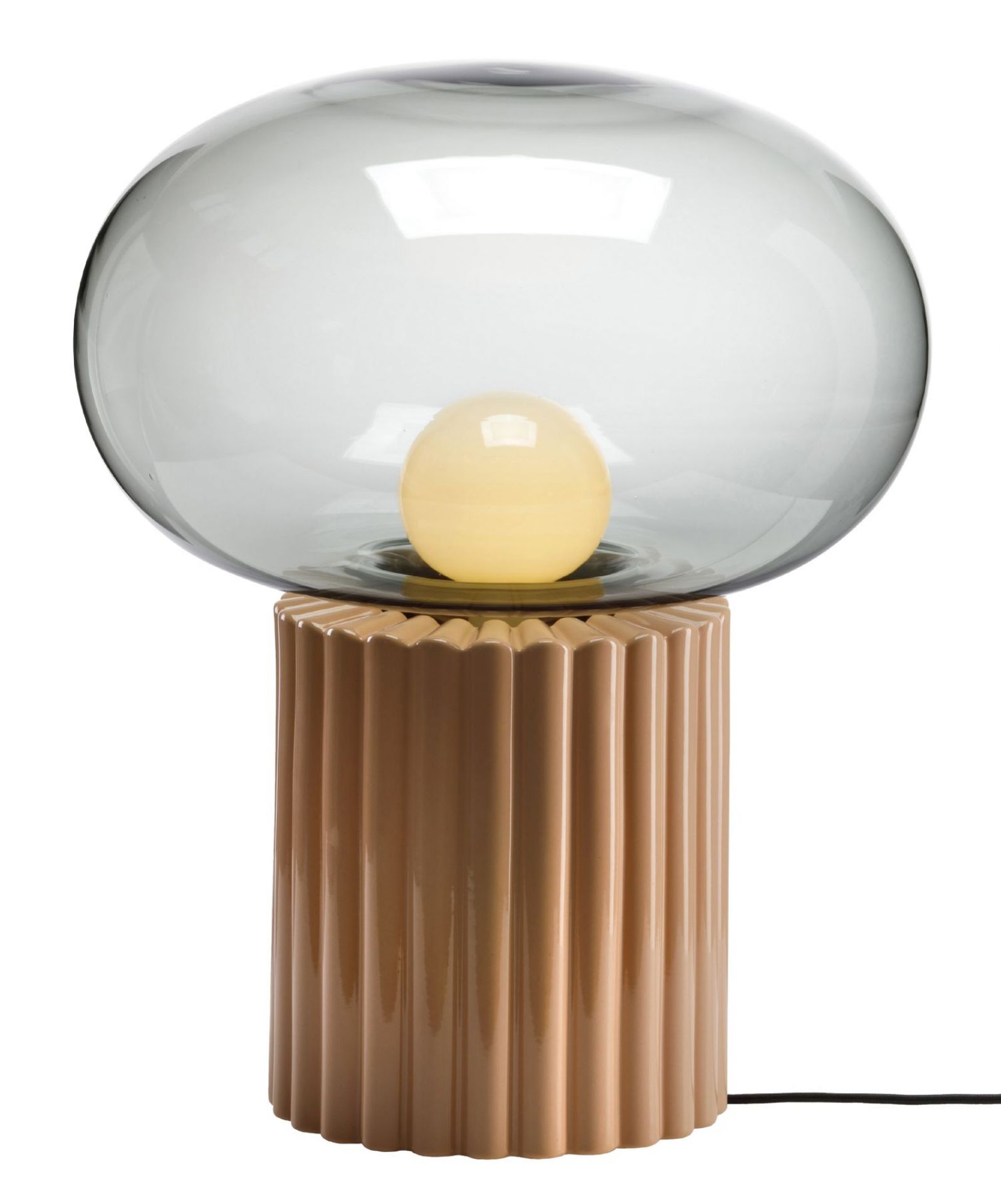 Fungi Bodenleuchte Favius warmbeige