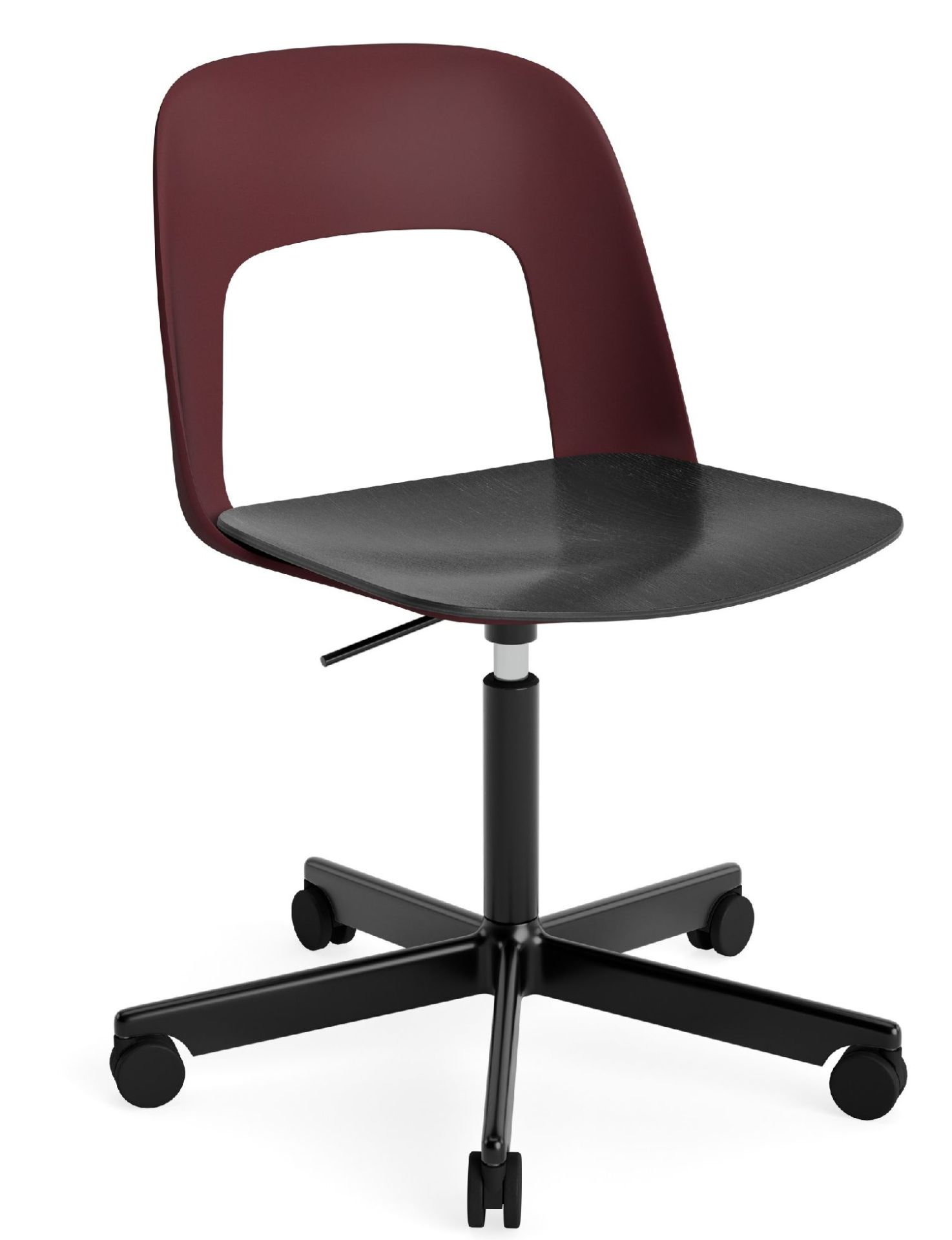 Layout Side Chair 142 5-Stern Drehfuß Stuhl Hay