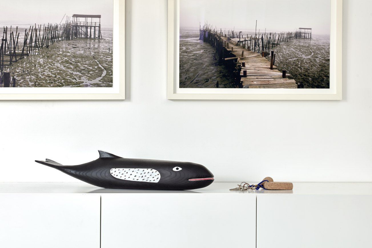 Eames House Whale Skulptur Esche Vitra NEUE VERSION