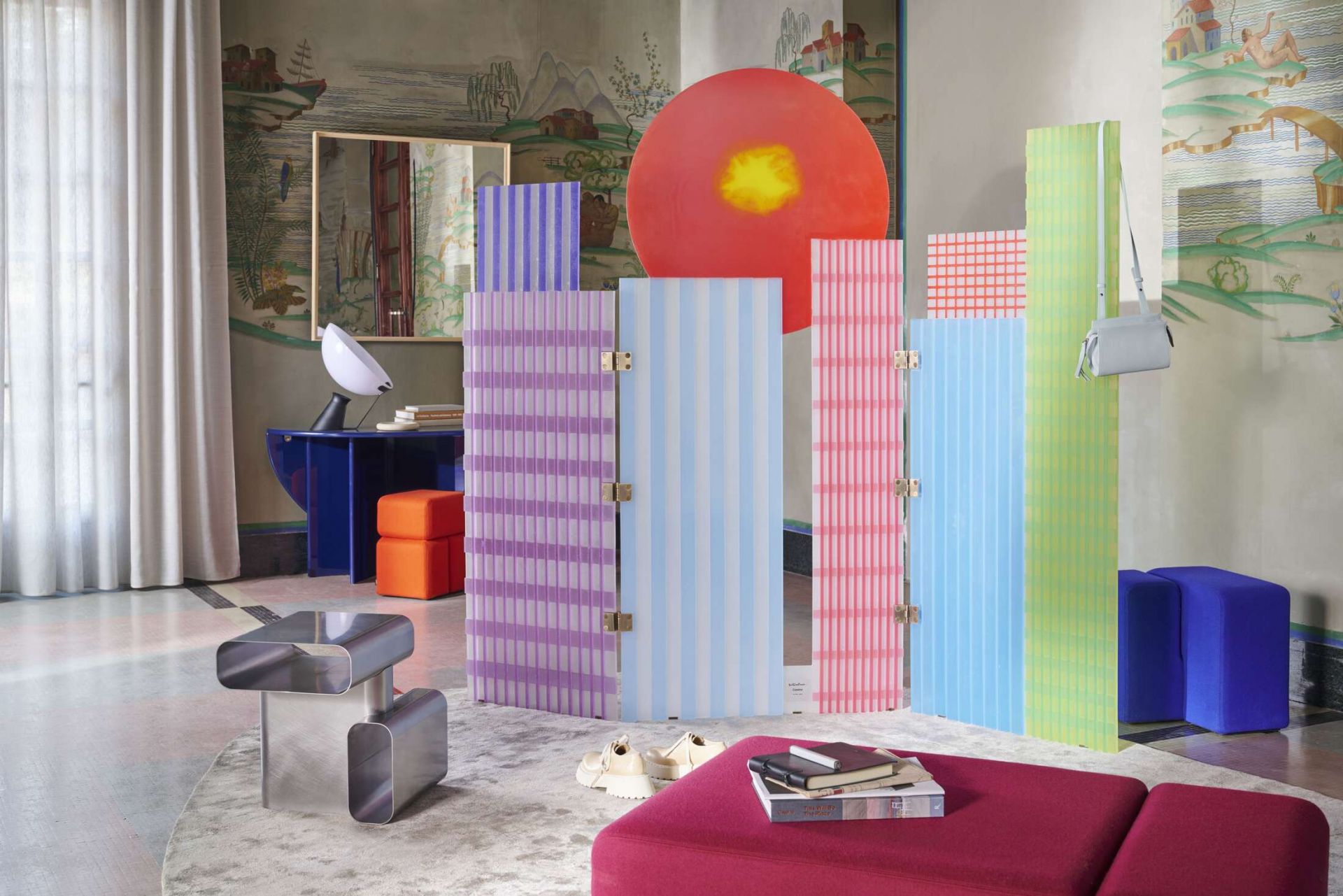 343 Tramonto a New York Paravent Cassina