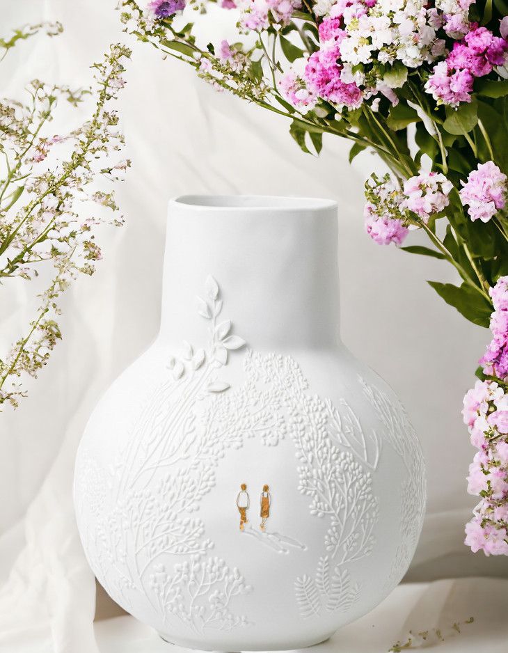 BG dankbar Vase Parkspaziergang Räder