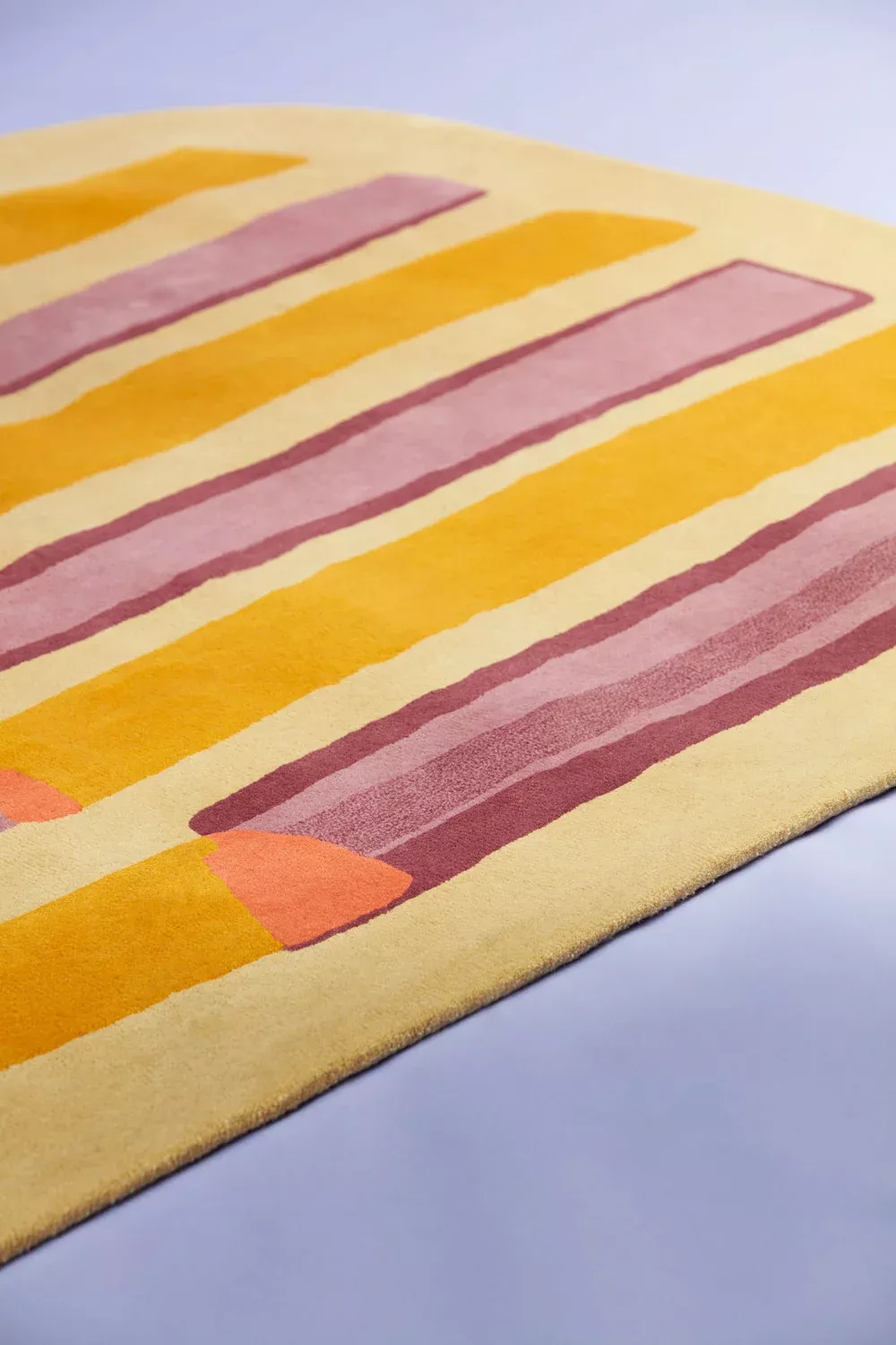 Parays Teppich Gelb-violett Kartell