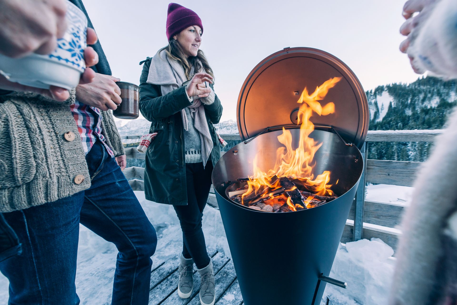 Cone Holzkohlegrill / Feuerkorb höfats