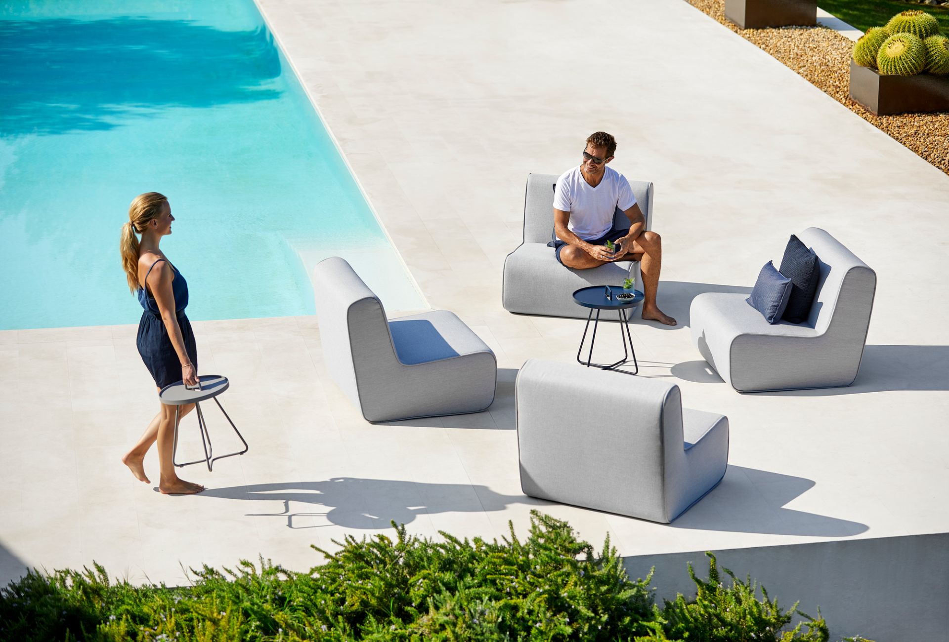 On-The-Move Outdoor Beistelltisch extra klein Cane-Line