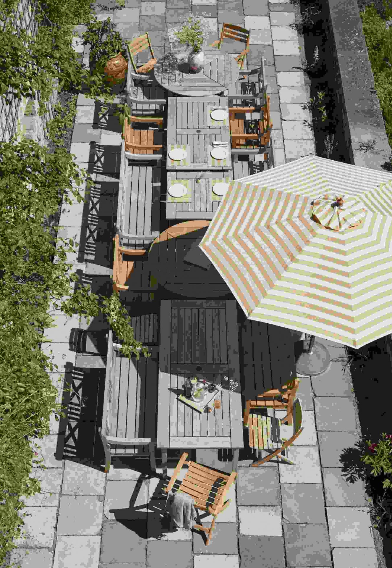 Drachmann Table Tisch Ø 126 cm Outdoor Skagerak by Fritz Hansen