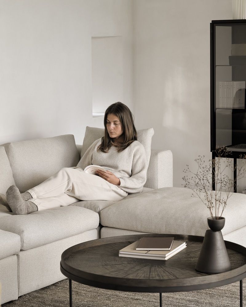 Rückenkissen für Mellow Sofa - Off White Eco Stoff Ethnicraft