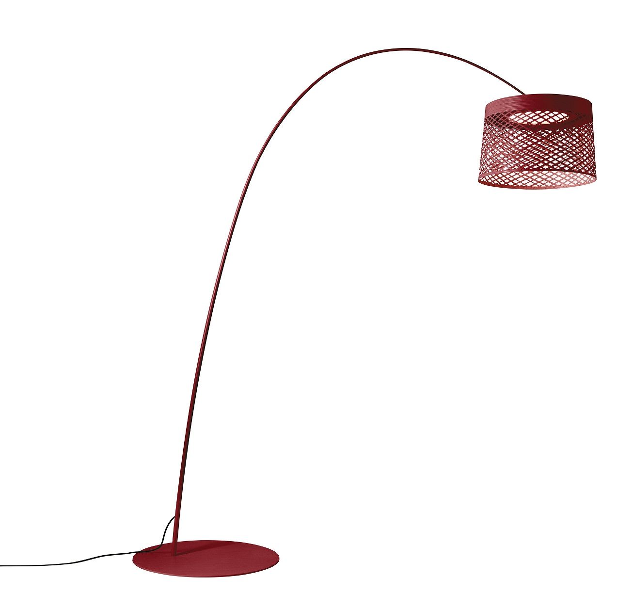 Twiggy Grid Stehleuchte kaminrot Foscarini