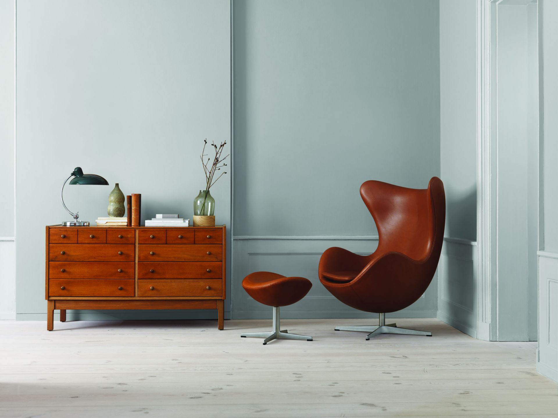Das Ei / Egg Chair Hocker Fritz Hansen