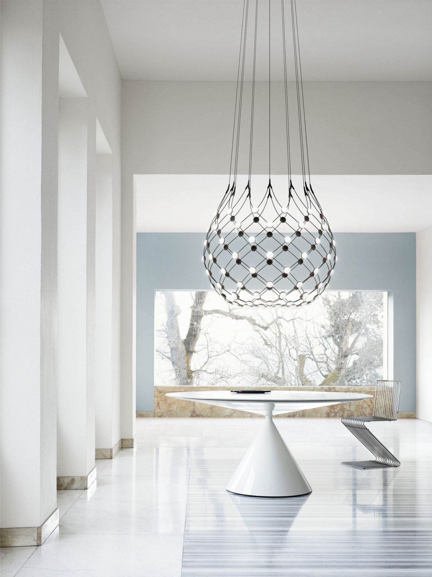 D86 Mesh Deckenleuchte Ø80cm - Kabel 1m Luceplan