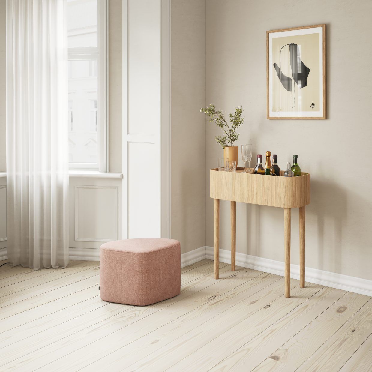 Madison Pouf Hocker novoform