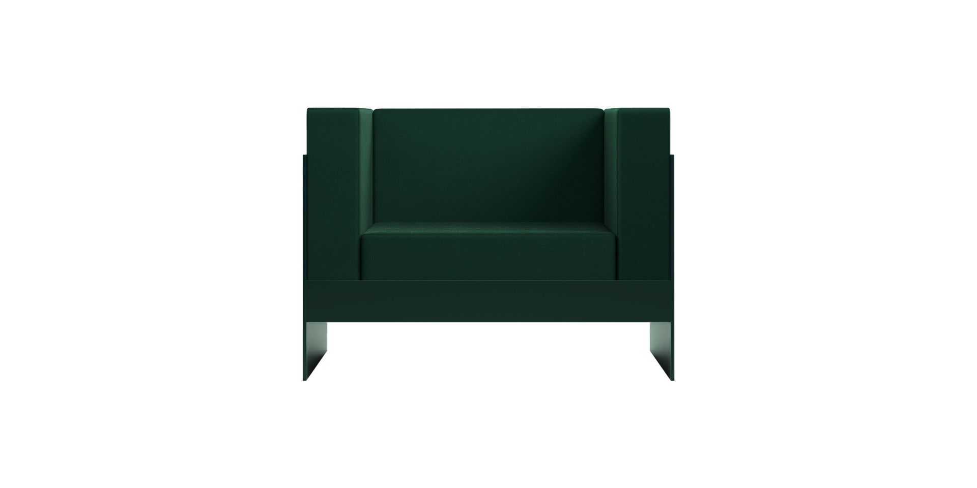 Standard Sofa 101x81x74 cm dunkelgrün New Tendency