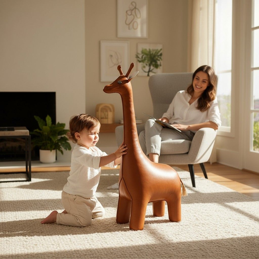 Ledertier XXL Giraffe Züny 