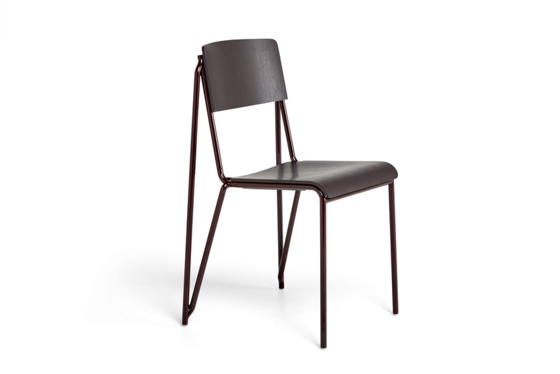 Petit Standard Stuhl dunkles bordeaux Hay 