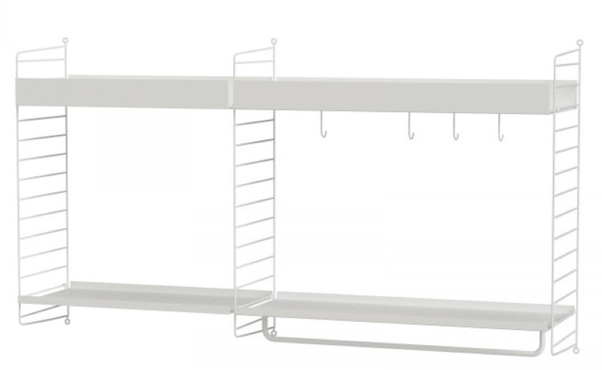 String Küche Wand Regalsystem A String Furniture 