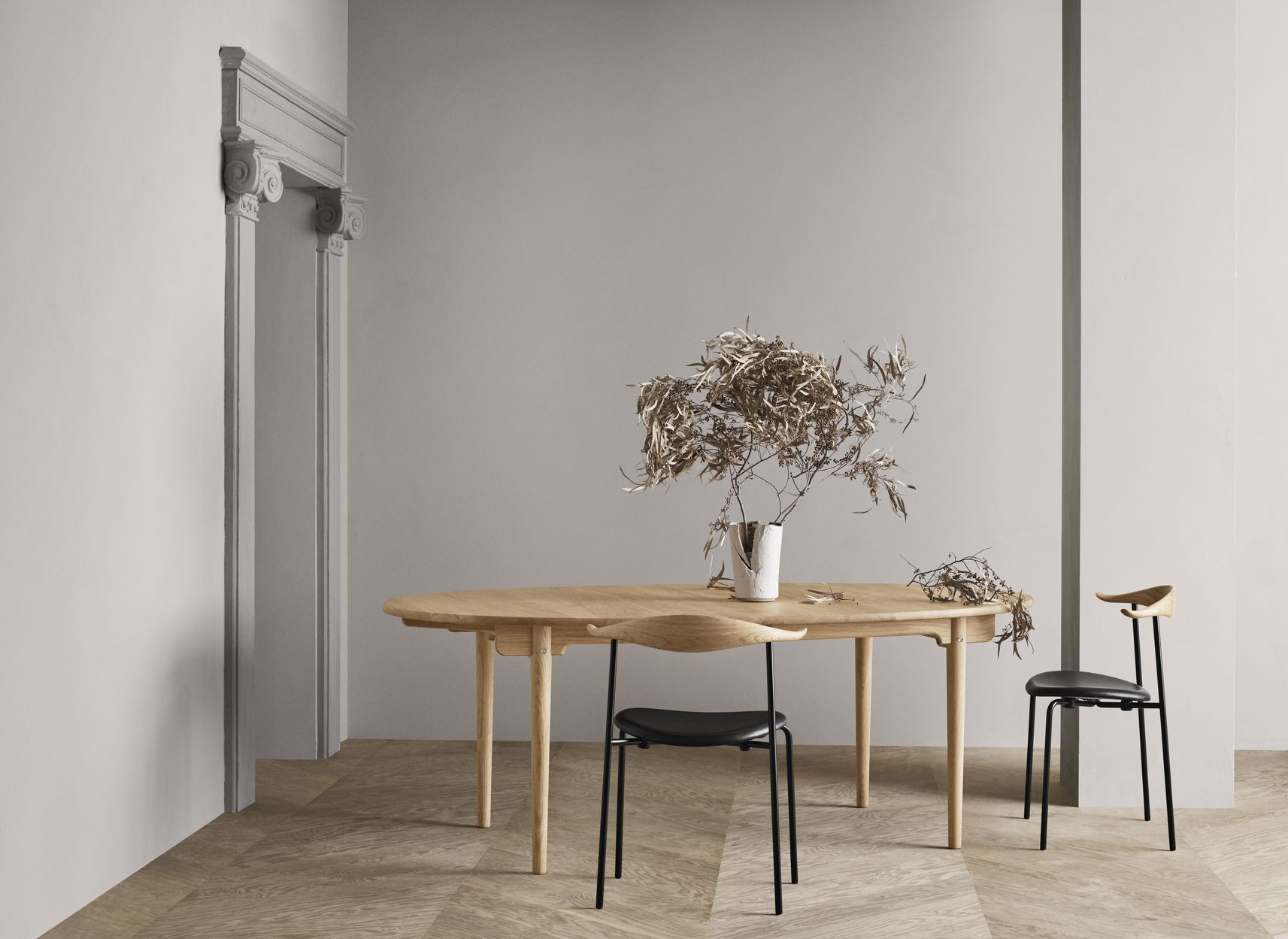 CH88P Stuhl gepolstert Carl Hansen & Søn