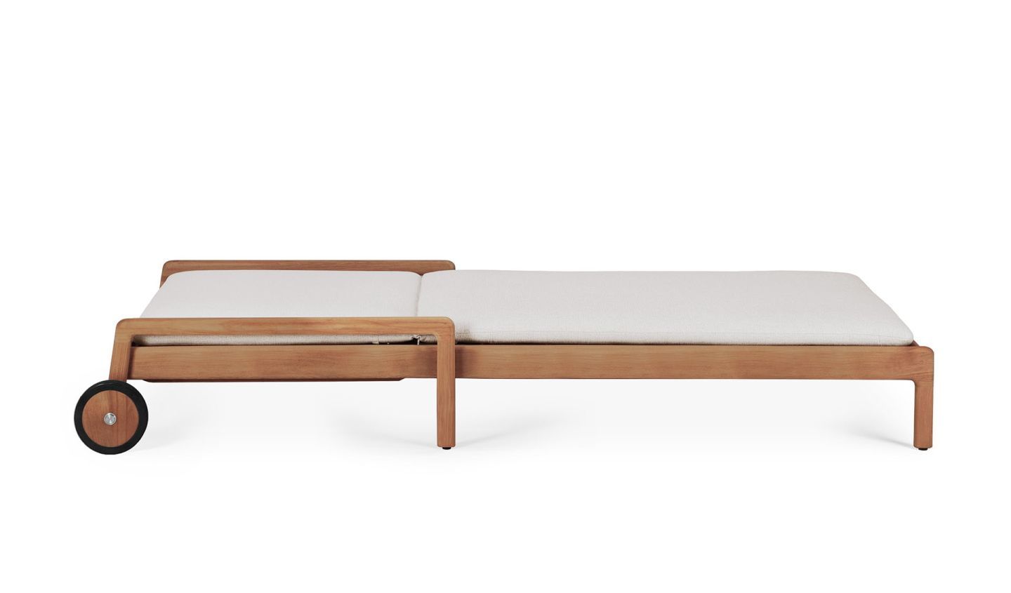 Jack Outdoor verstellbare Liege Teak Ethnicraft