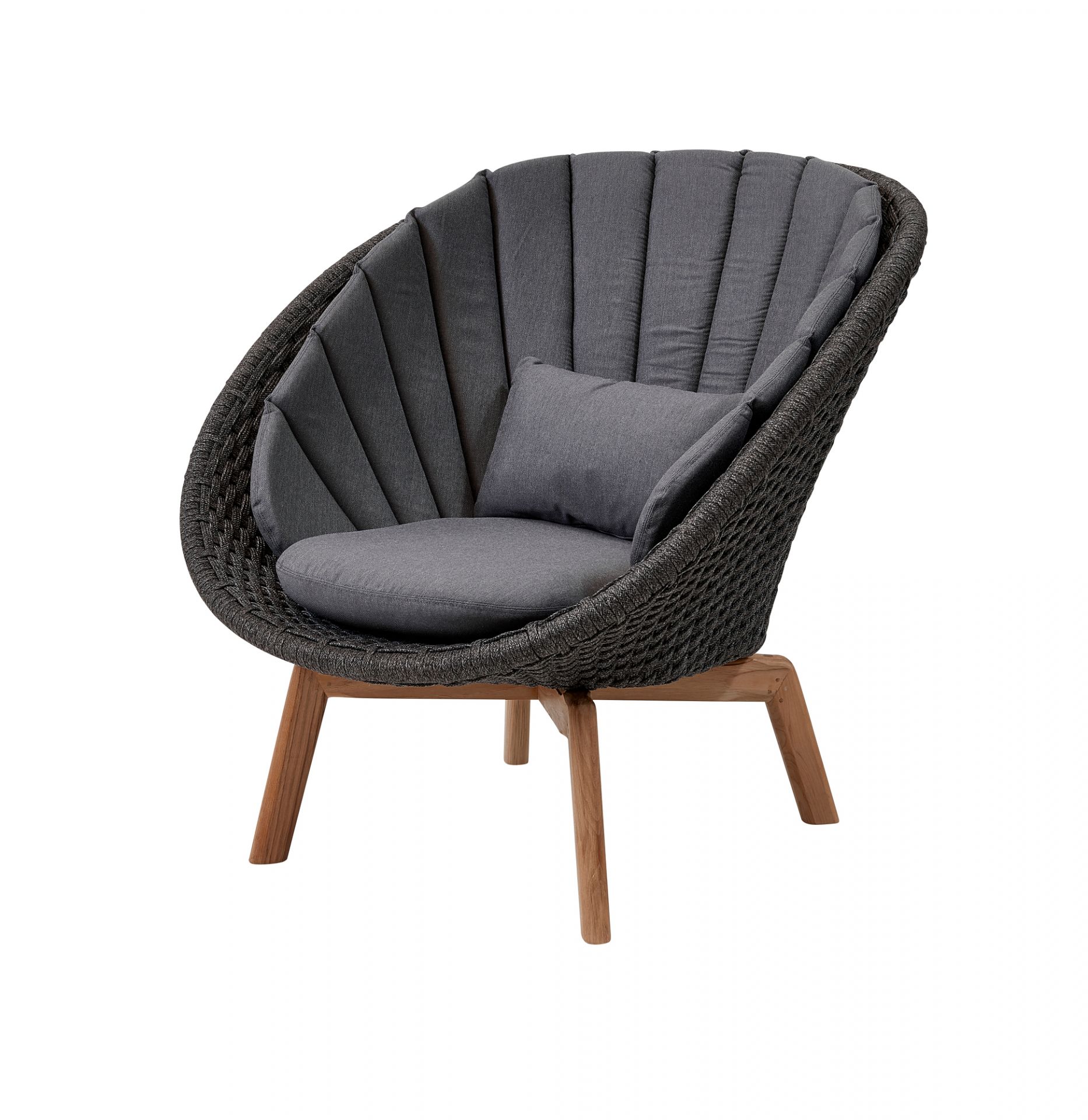 Peacock Outdoor Kissensatz für Loungesessel Cane-Line grau
