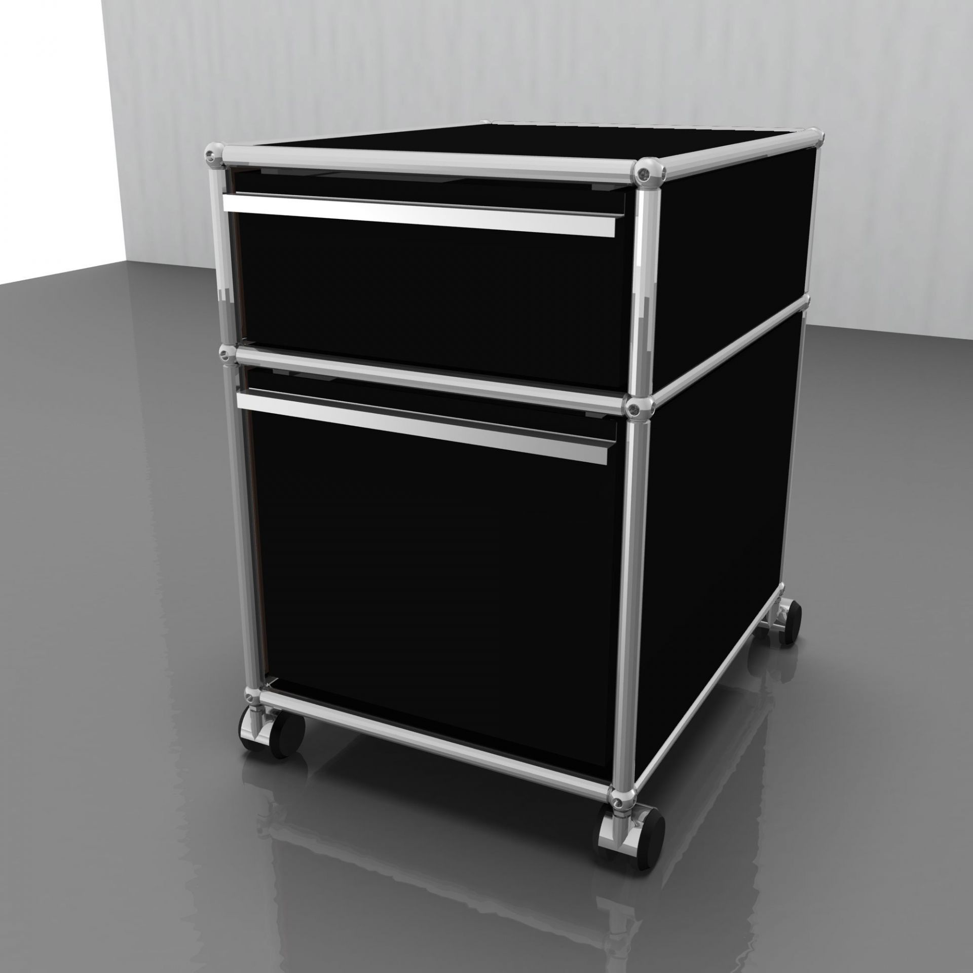 USM Haller Rollcontainer mit Hängeregistratur