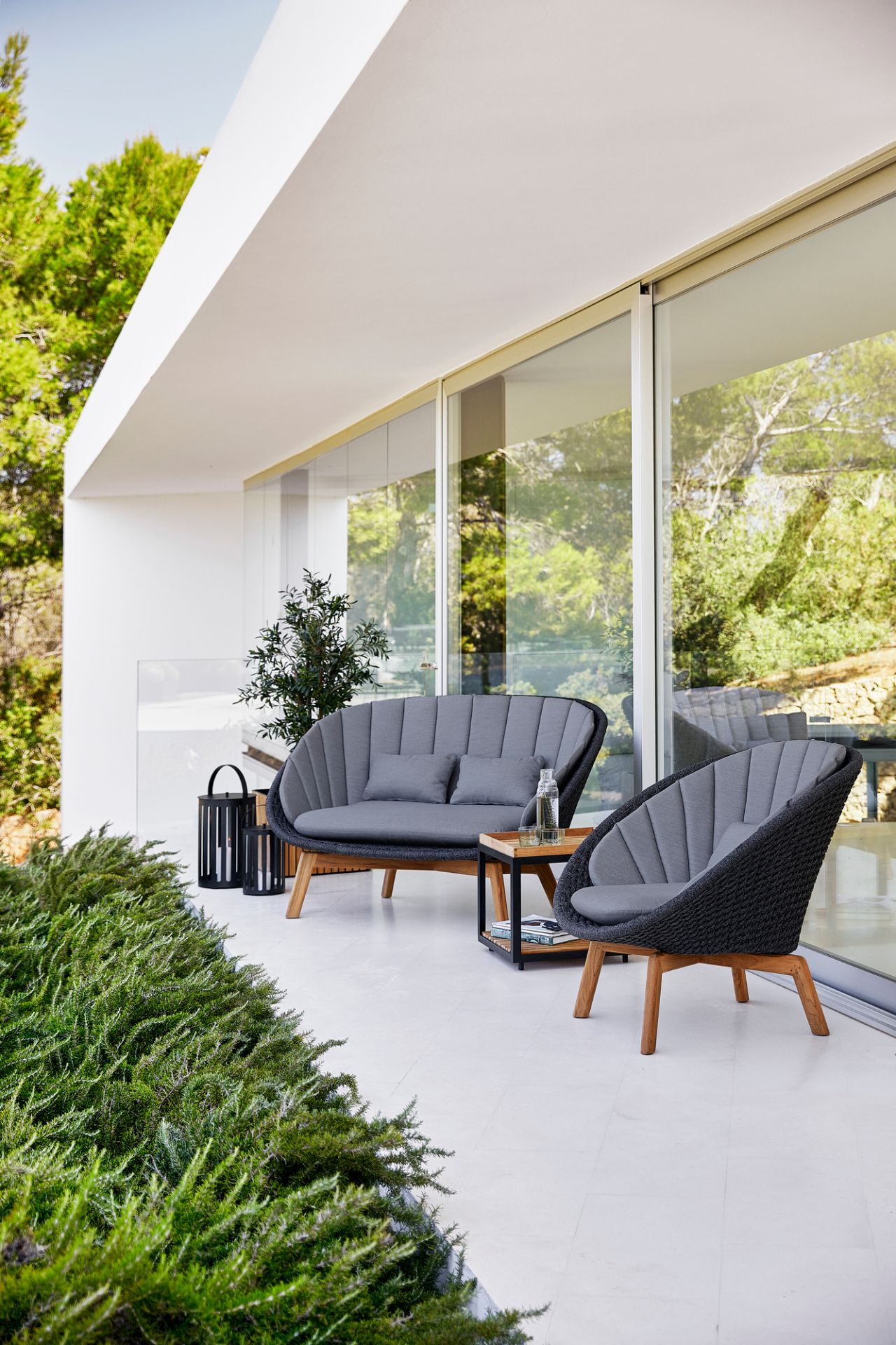 Peacock Outdoor Kissensatz für 2-Sitzer Sofa Cane-Line