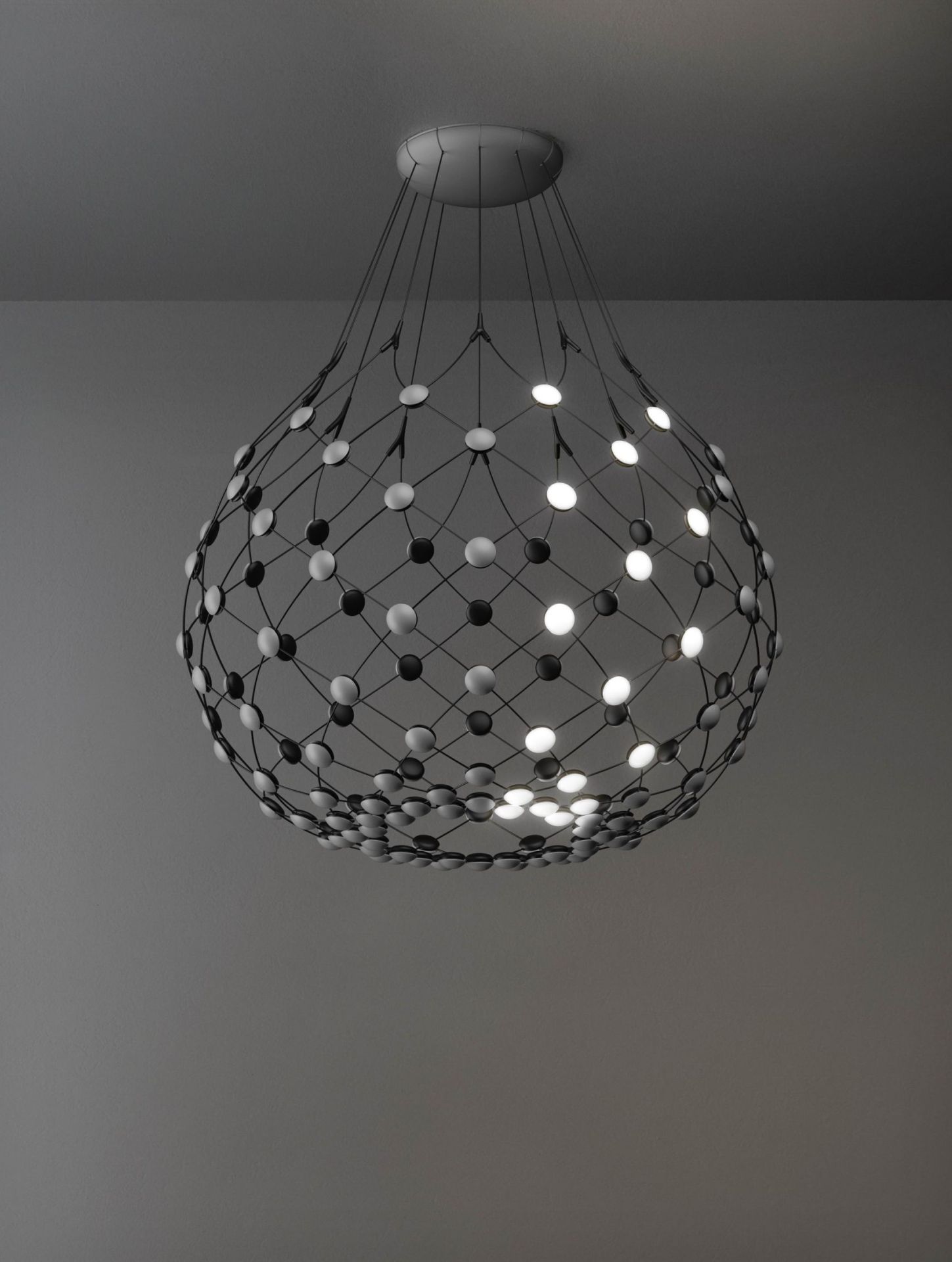 D86 Mesh Deckenleuchte Ø80cm - Kabel 1m Luceplan