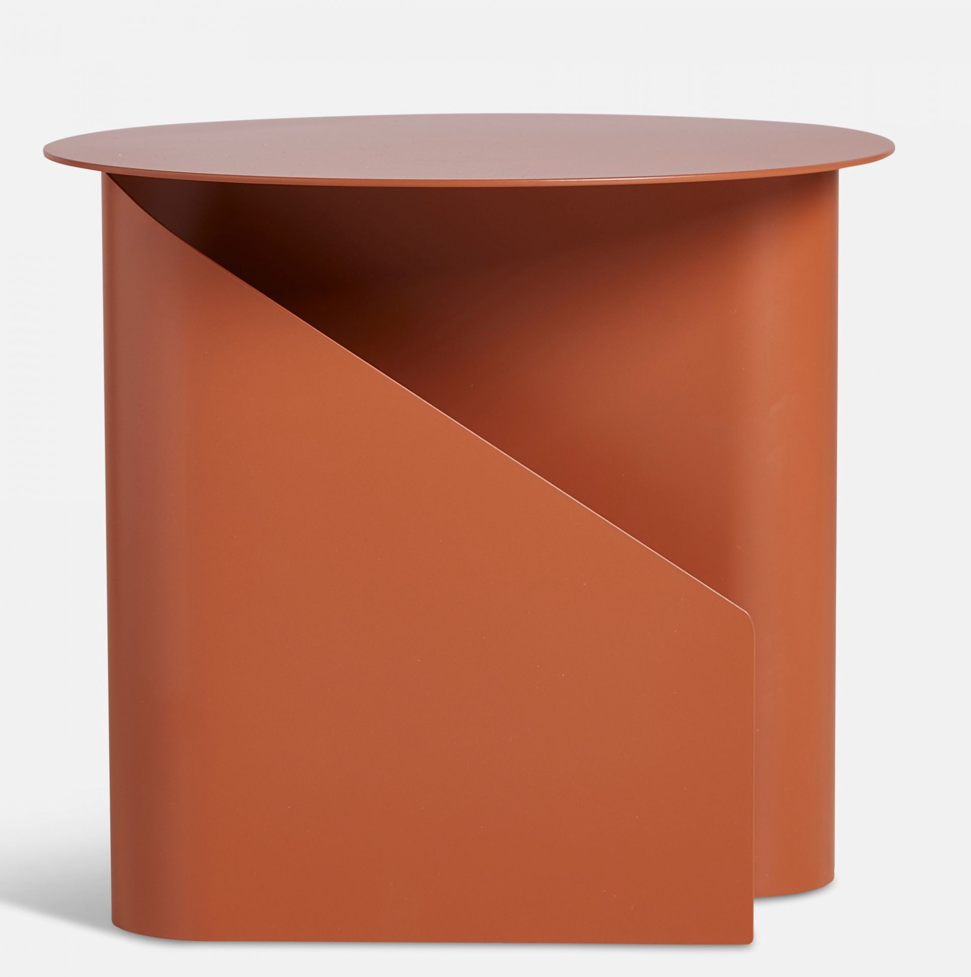 Sentrum Side Table Beistelltisch Burnt orange Woud Sentrum Side Table Beistelltisch Burnt orange Woud