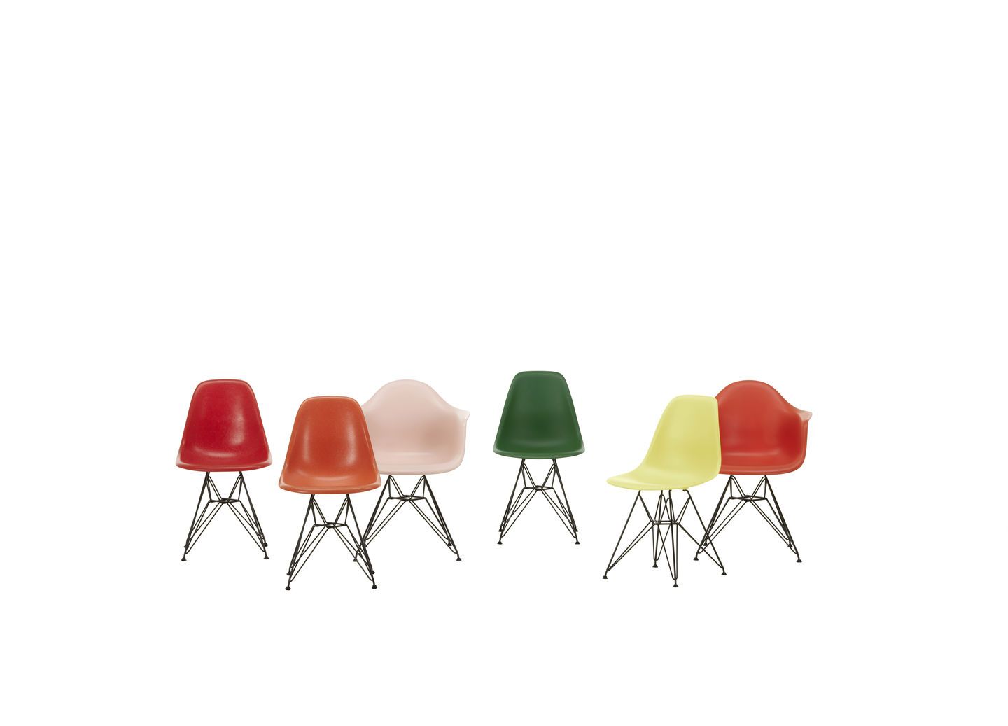 Eames Fiberglass Chair DSR Stuhl Vitra