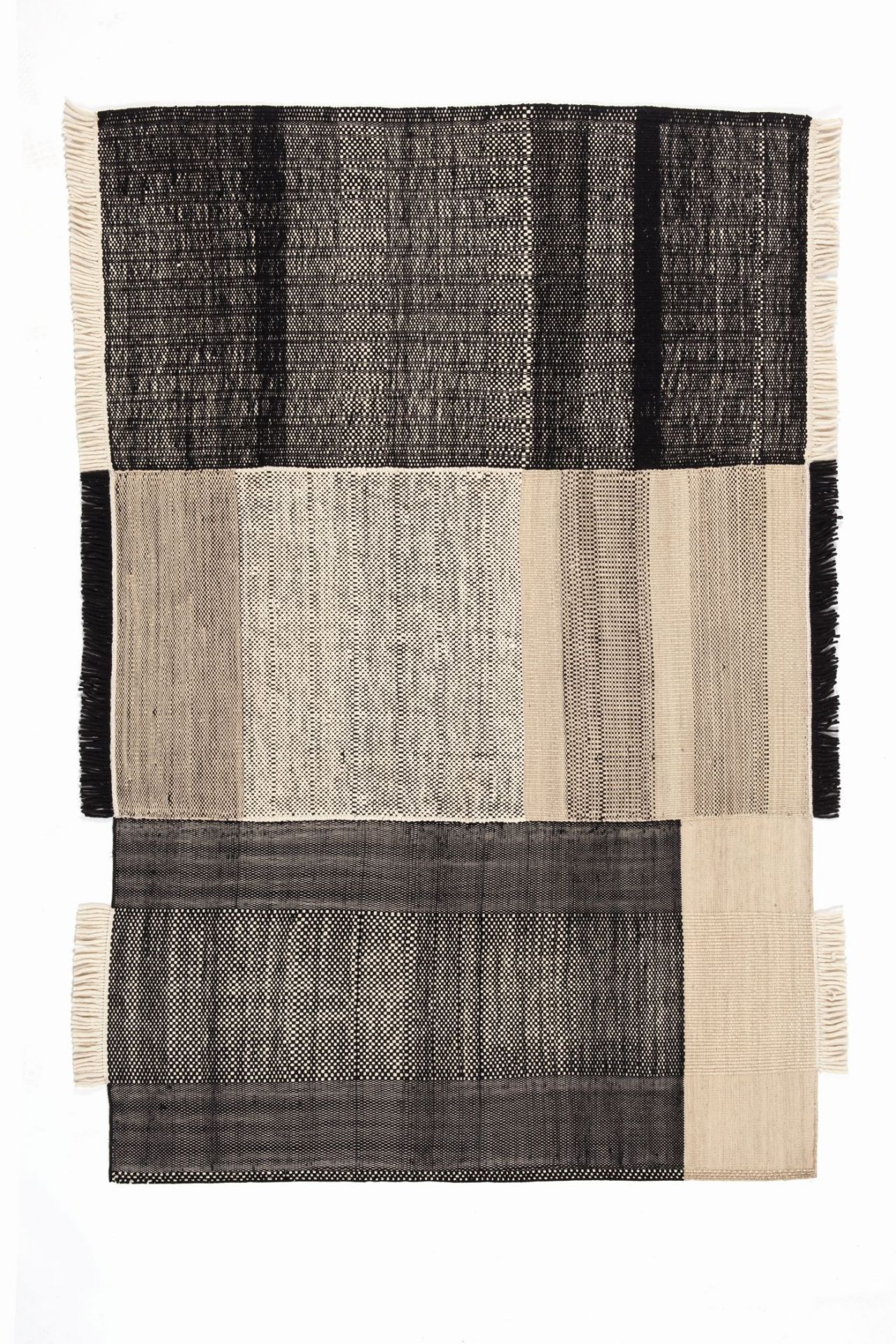 Tres Teppich Nanimarquina 170x240 cm schwarz
