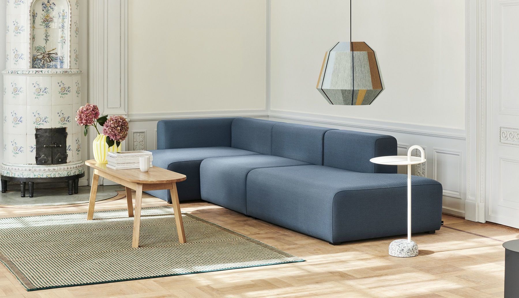 Triangle Leg Bench Bank Hay
