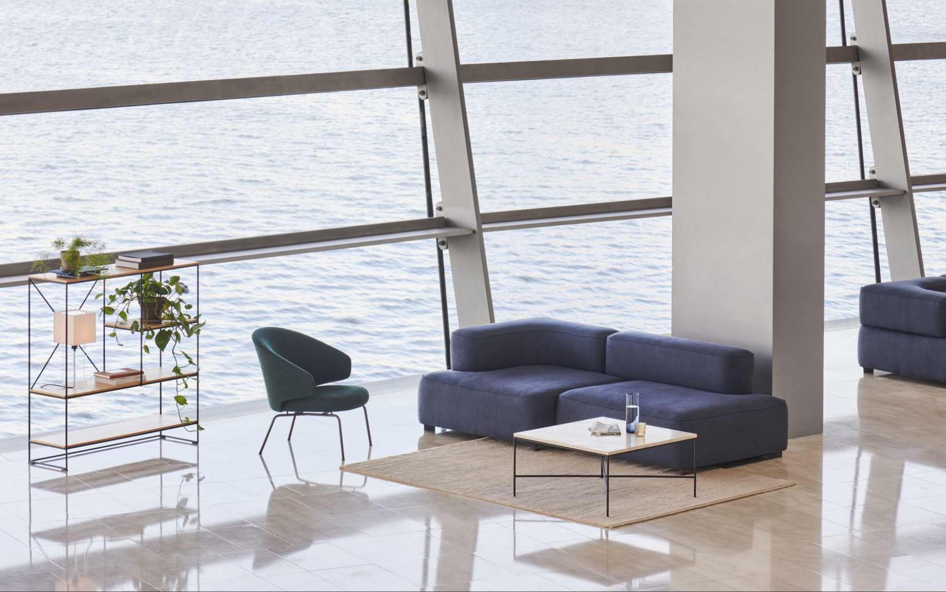 Alphabet 2-Sitzer Sofa Armlehne Rechts Fritz Hansen