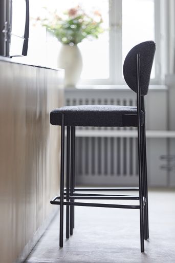 Series 430 Bar Stool Barhocker 75 cm SCHWARZ / REMIX 123 Verpan EINZELSTÜCK