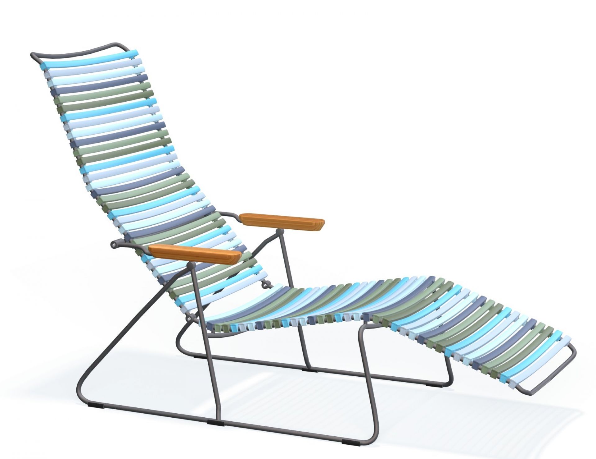 Click Sunlounger Outdoor Sonnenliege Houe Schwarz