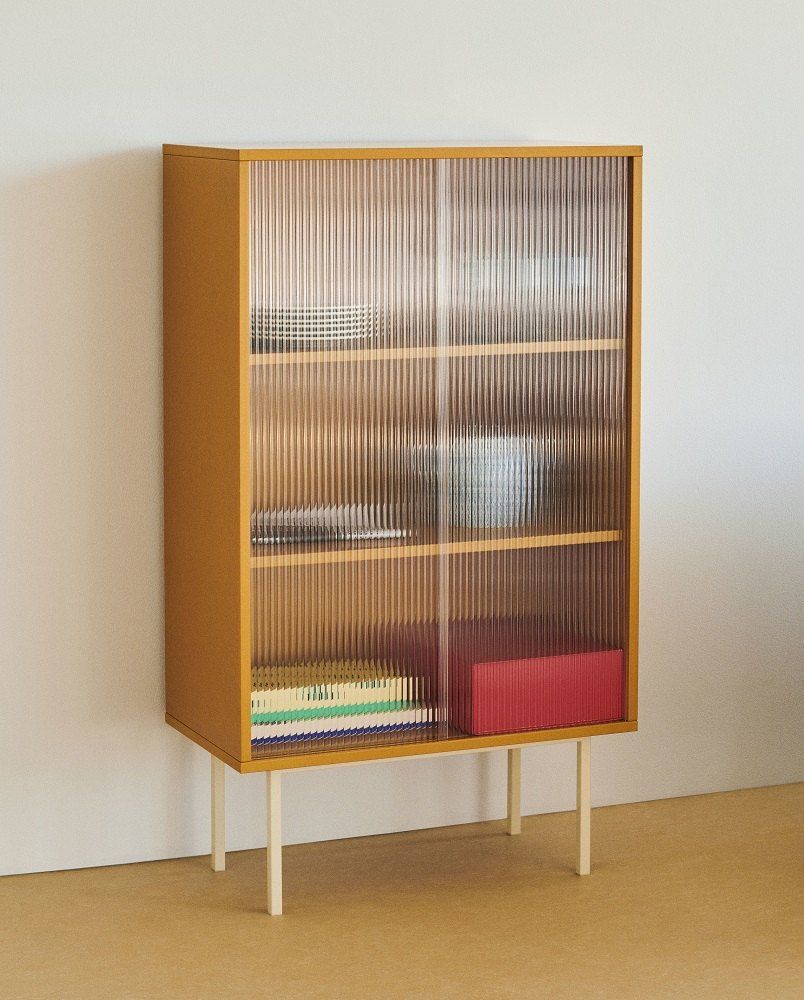 Colour Cabinet Tall Schrank Hay Gelb