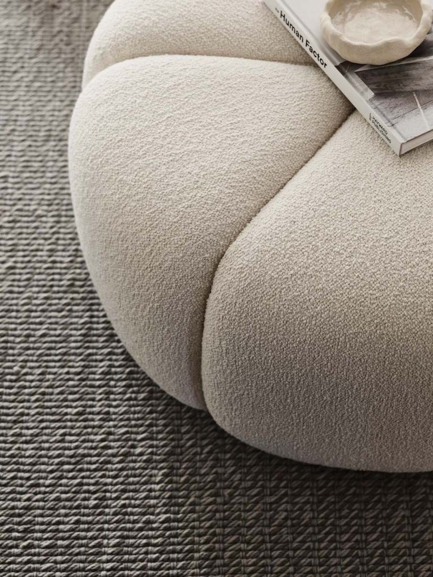 Pouf Hocker Off White Vipp