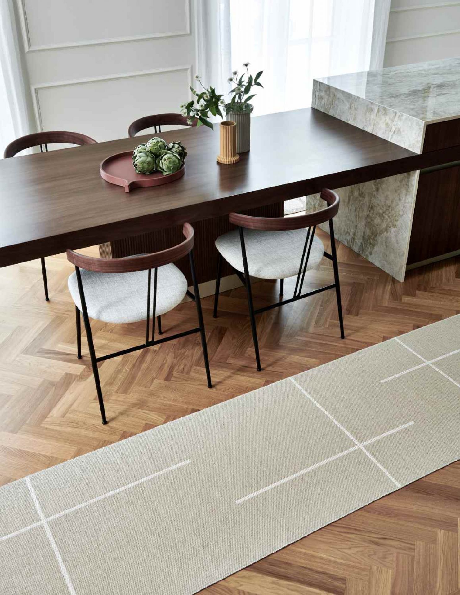 Fred Kunststoffteppich 70 x 270 cm Pappelina