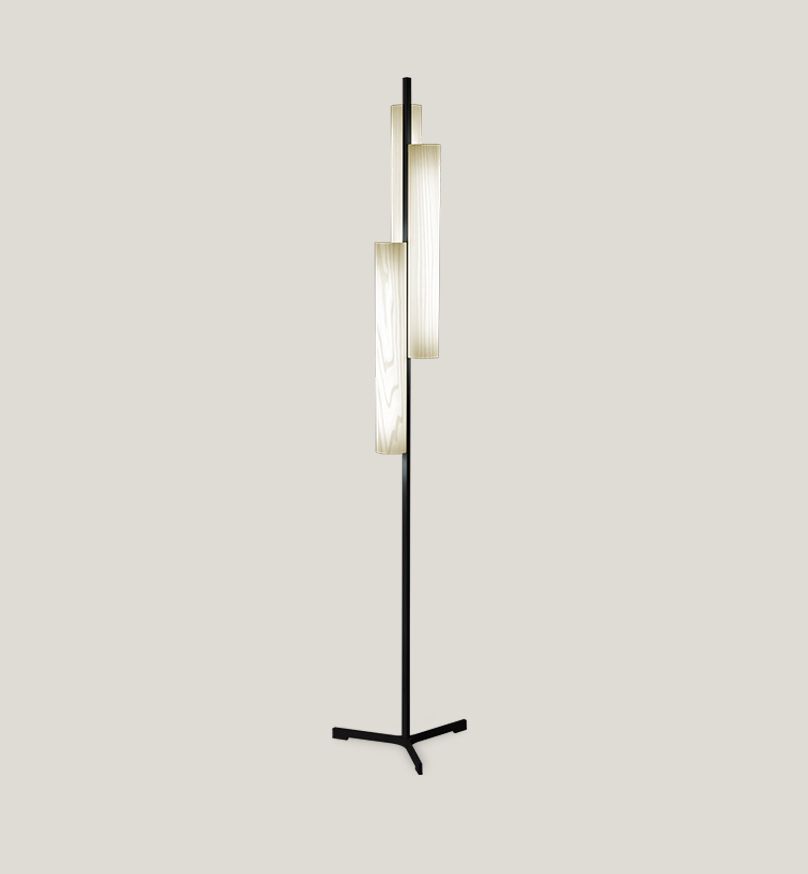 Black Note Triplet Floor LED Stehleuchte LZF Lamps