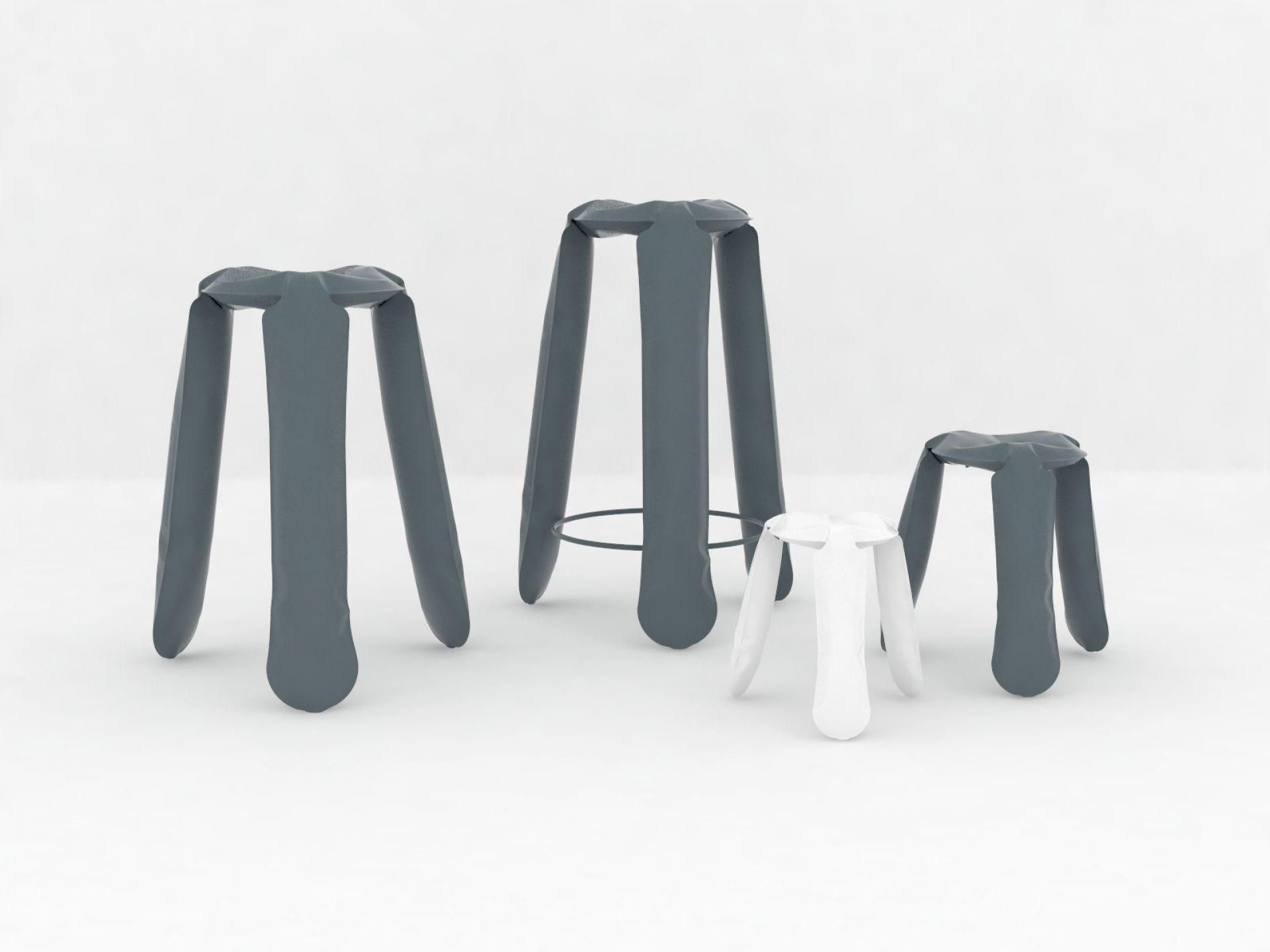 Plopp Chippensteel / Kitchen Hocker von Zieta