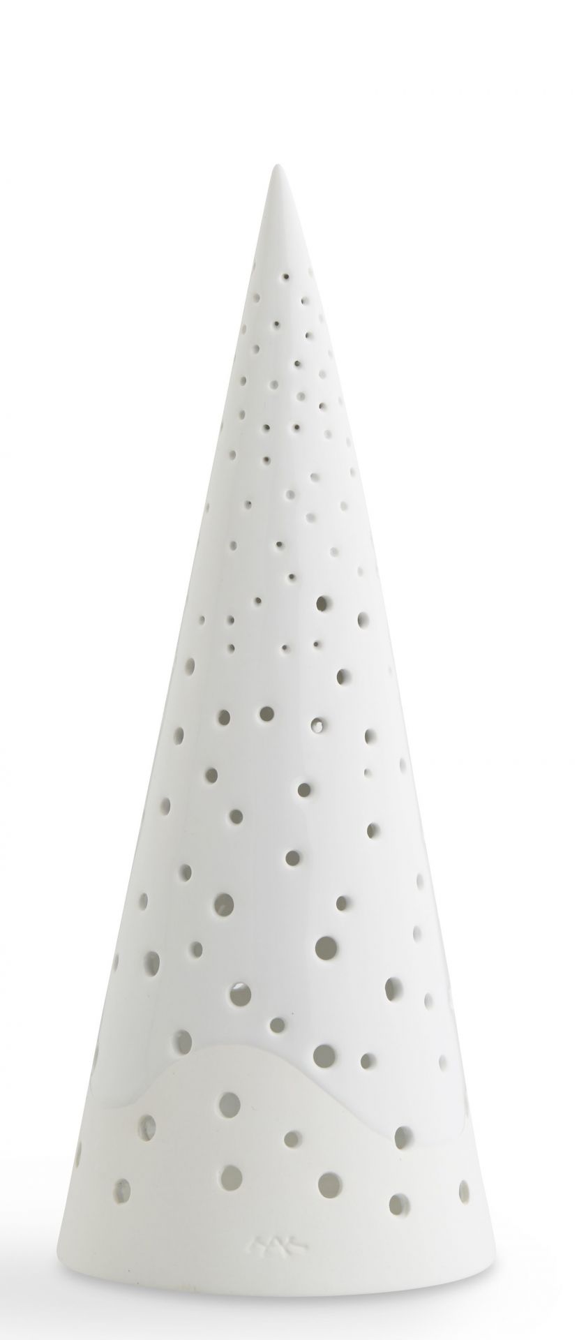 Nobili Teelichthalter H 25,5 cm Schneeweiß Kähler EINZELSTÜCK