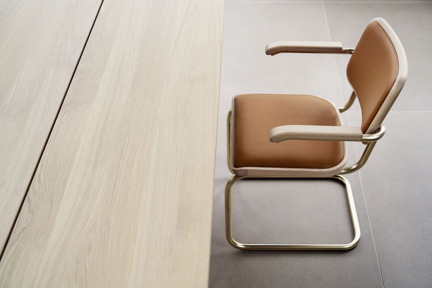 JS. Thonet by Jil Sander S 1070 / S1070 Konferenztisch Thonet