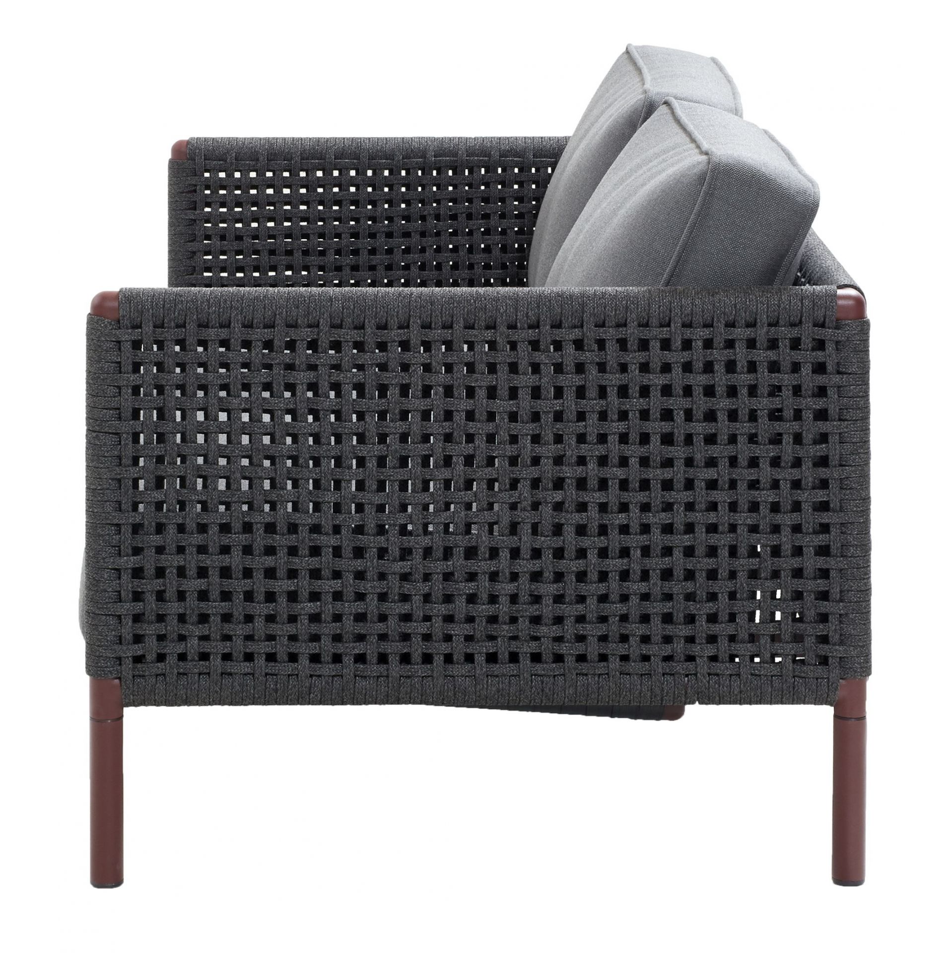 Encore 2-Sitzer Sofa Bordeaux inkl. AirTouch Kissen Cane Line