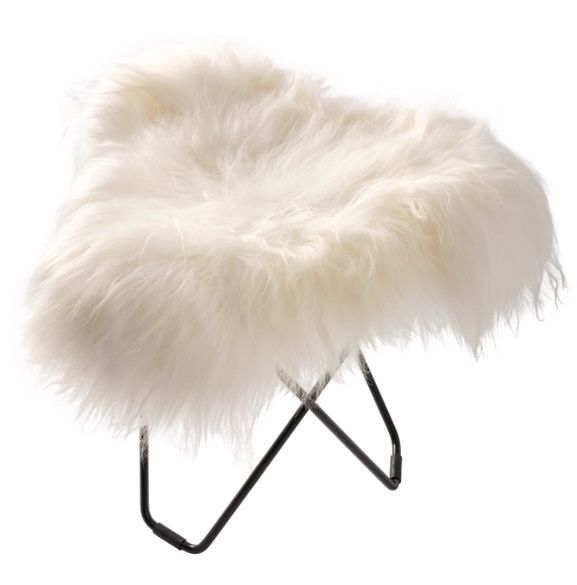 Iceland Flying Goose Schaffellhocker Cuero  
