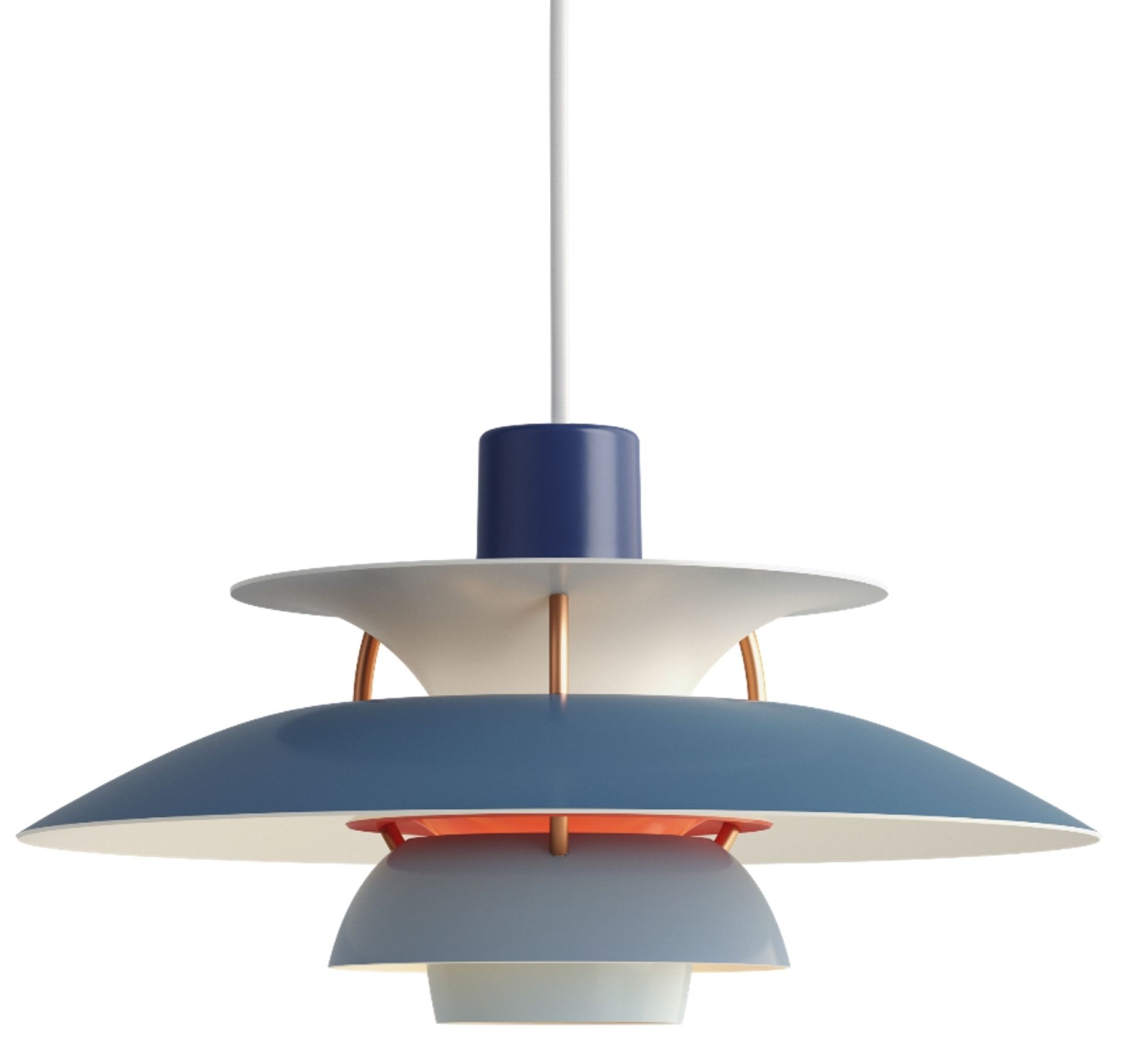 PH 5 Mini Pendelleuchte Louis Poulsen-Hues blau